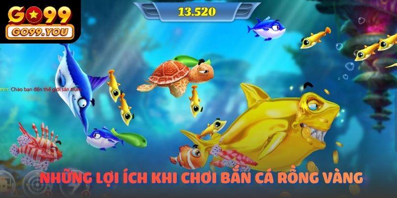 Những lợi ích nổi bật của game Bắn Cá Rồng Vàng Go99